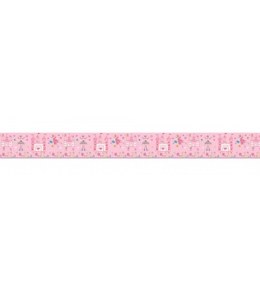 Princess Frieze Border Pink 